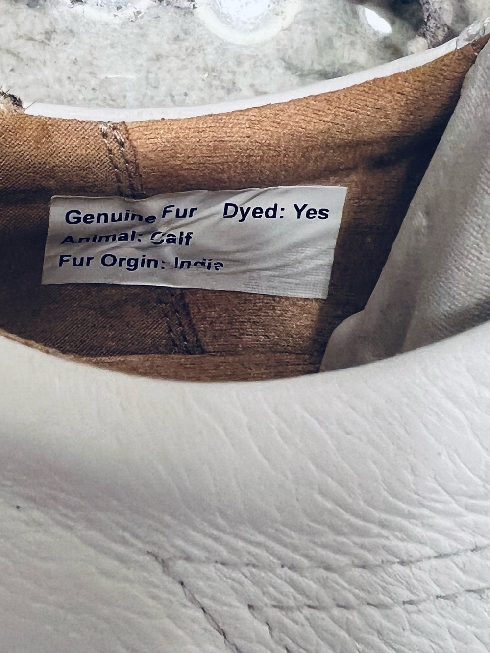 Hush Puppies White Leather Sneakers with Zebra Accent SZ 8.5 - Picture 7 of 8